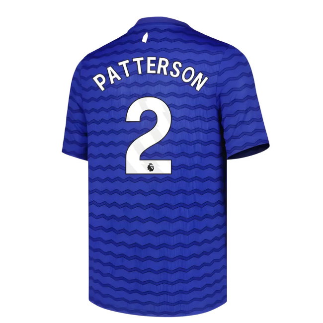 2025-2026 Everton Home Shirt (Kids) (Patterson 2)-SoccerKits Hub | Buy Soccer Jerseys Online